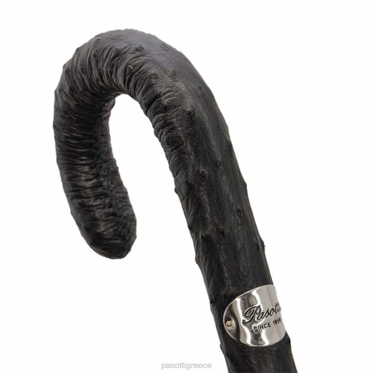 ομπρέλα | PASOTTI 142 pto cn1 s - ομπρέλα punto bianco λαβή από δέρμα στρουθοκαμήλου 2N6B8108 άνδρες